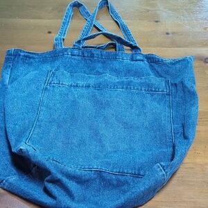 Baggu Giant Pocket Denim Tote